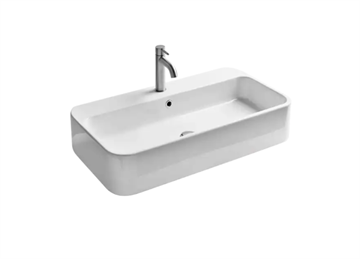 Lavabo Cosa 80 håndvask 80 x 45 cm m/hanehul, hvid